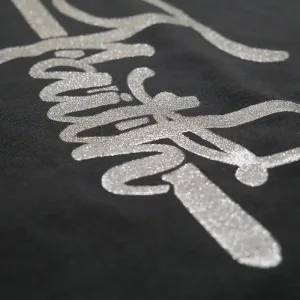 Screen Printed Glitter Plastisol Heat Transfers