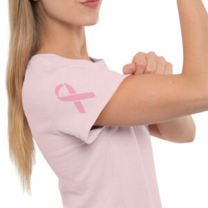 Pink Screen Printed Breast Cancer Awareness Ribbons