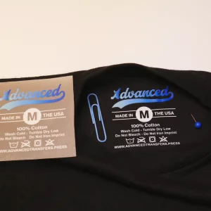 Custom Tag-less Neck Labels