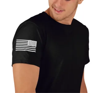 Screen Printed White American Flag Heat Transfers