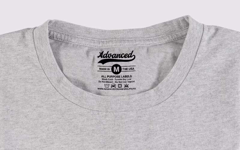 Custom Neck Label Transfers: How to Make Your Clothing Brand Look More Professional 4 Tagless Neck Label 800x500 1